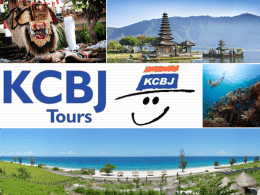 KCBJ Presentation - World Travel Market