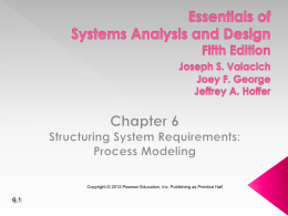 Structuring System Requirements