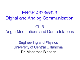 Continuous-Time Signal Analysis - Department of Engineering and