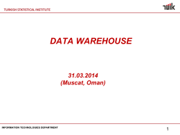 DATA WAREHOUSE - OIC Statistical Commission