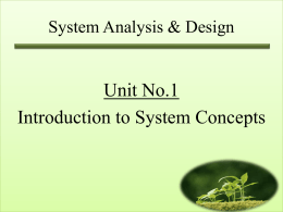 What is a System?