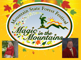History of Mountain State Forest Festival