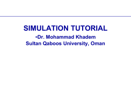 Chapter 2 -- Fundamental Simulation Concepts