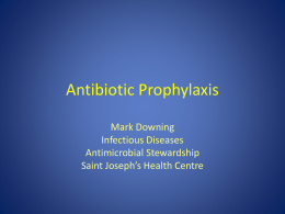 Perioperative Antibiotics