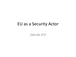EU as a Security Actor_students