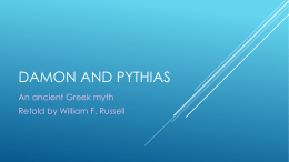Damon and pythias