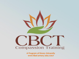 What is Compassion? - Emory-Tibet Partnership