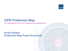 What is the Profession Map?
