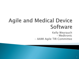 Agile and Medical Device Software - Twin-SPIN