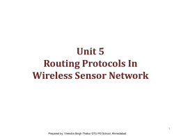 Chapter 4 Routing Protocols
