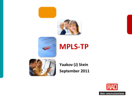 MPLS-TP - dspcsp