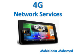 4G Wireless services