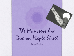 monsters on maple street 1
