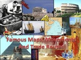 Famous Maps, Movements And Trade Routes Neolithic Revolution