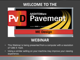 ME Design v2.3 Training Webinar (slides)