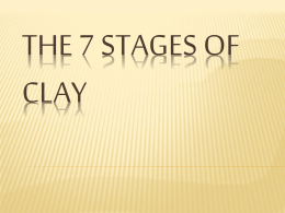 The 7 stages of Clay