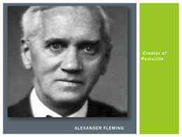 Alexander Fleming Bio