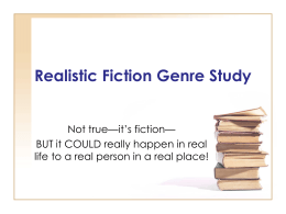 Realistic Fiction Genre Study