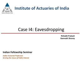 G4 - Reserve Range - the Institute of Actuaries of India