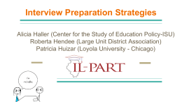 Interview Preparation Strategies - College of Education