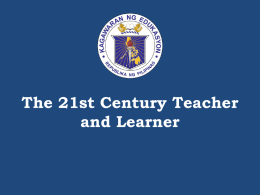 Characteristics of a 21st Century Teacher
