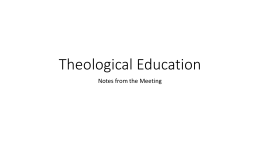 Asia Pacific Baptist Theological Education