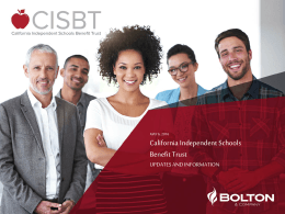 CISBT Trust Informational Sessions_050516 - Cal