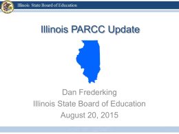 PARCC Updates for 2015-16