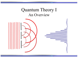 Quantum Theory 1
