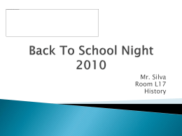 School Night 2010
