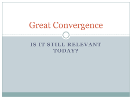 Great Convergence - C3 Social Studies