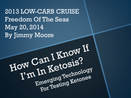 LC Cruise-Ketone Testing Technology - Low