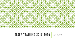 ERSEA Training 2015-2016 - Head Start Collaboration > Home