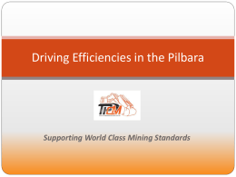 TPCM - Driving Efficiencies v1.0
