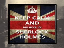 Sherlock Holmes 2015 presentation
