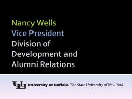 Development and Alumni Relations - Faculty Senate