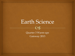File - Earth Science
