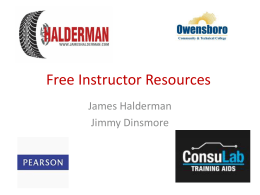 Free Instructor Resources
