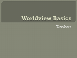 Worldview Theology