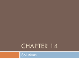 Ch 14 Solutions