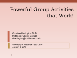 Mix it up: Powerful Group Activities that Work!