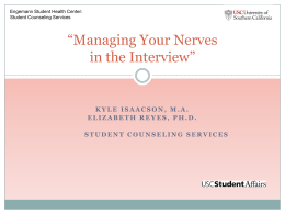 Managing Your Nerves in an Interview