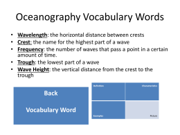 Oceanography Vocabulary Words