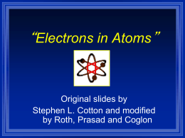 Electrons in Atoms modified 1415
