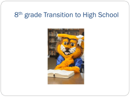campus transition presentations - Klein High School