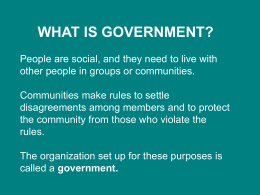 What is Government PPT - mooremiddleschool.org