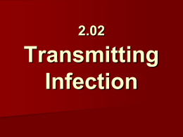 Transmitting Infection