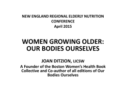 Women Growing Older: Our Bodies Ourselves