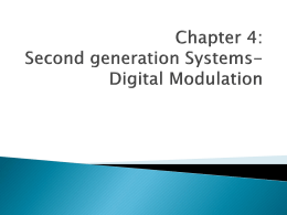 Chapter 4: Second generation Systems