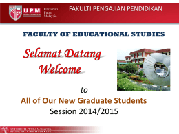 Doctor of Philosophy (PhD) - Fakulti Pengajian Pendidikan, UPM